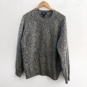 BLUMARINE Tweed Wool Blend Crewneck Pullover Sweater Size Medium